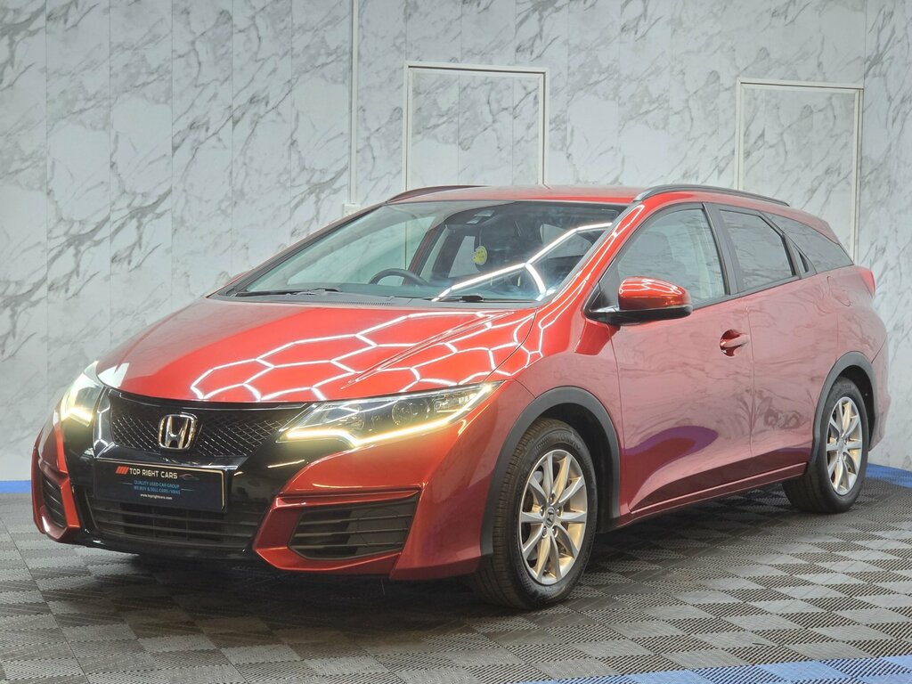 Honda Civic 1.6 I-dtec S Tourer Ss 120 Ps Manu Red #2