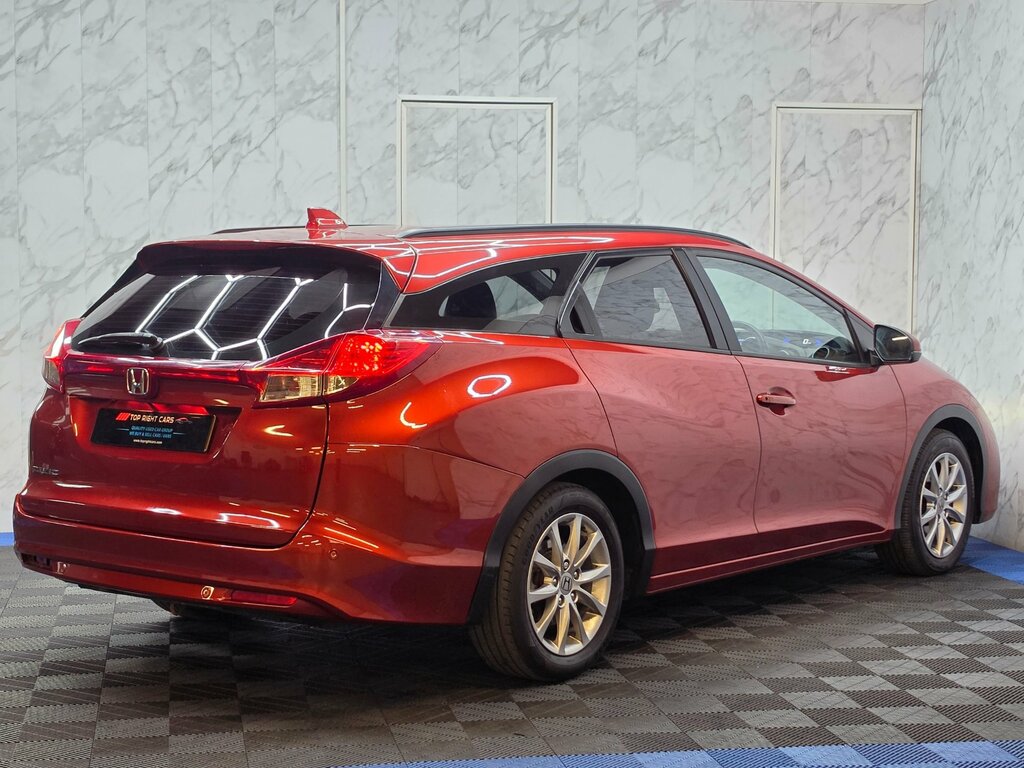 Honda Civic 1.6 I-dtec S Tourer Ss 120 Ps Manu Red #6