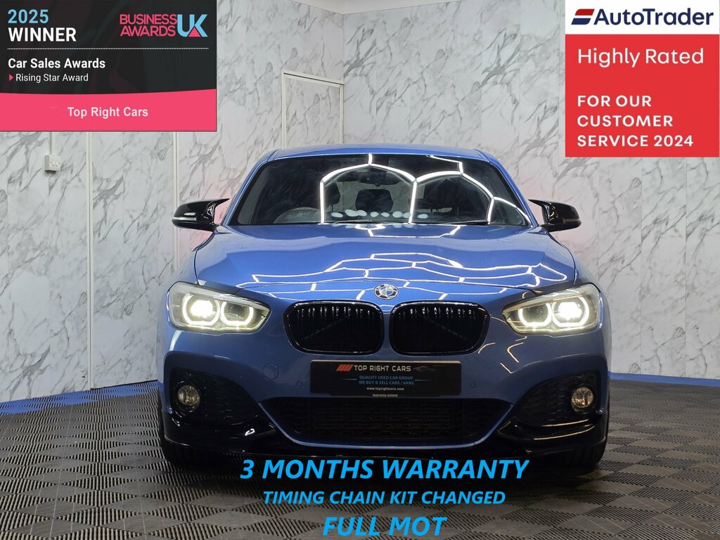 BMW 1 Series 1.6 118I M Sport Hatchback Euro 6 Ulez Ss Blue #2