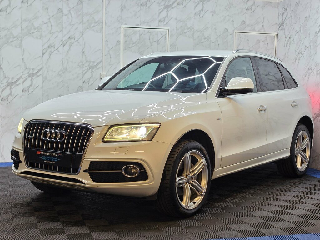 Audi Q5 2.0 Tdi S Line Plus Suv Quattro Euro 6 Ss White #3