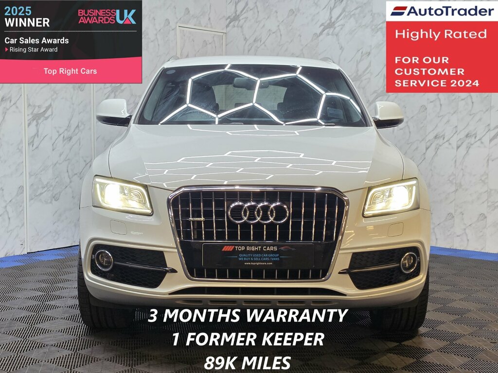 Audi Q5 2.0 Tdi S Line Plus Suv Quattro Euro 6 Ss White #2