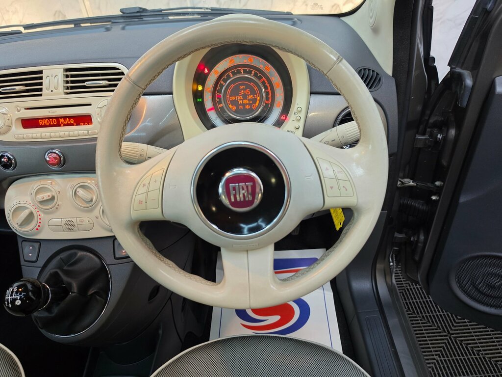 Fiat 500 1.2 Lounge Euro 5 Ss White #10