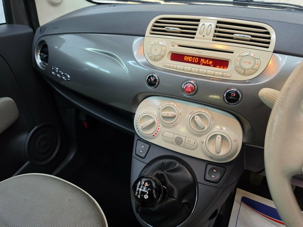 Fiat 500 1.2 Lounge Euro 5 Ss White #14