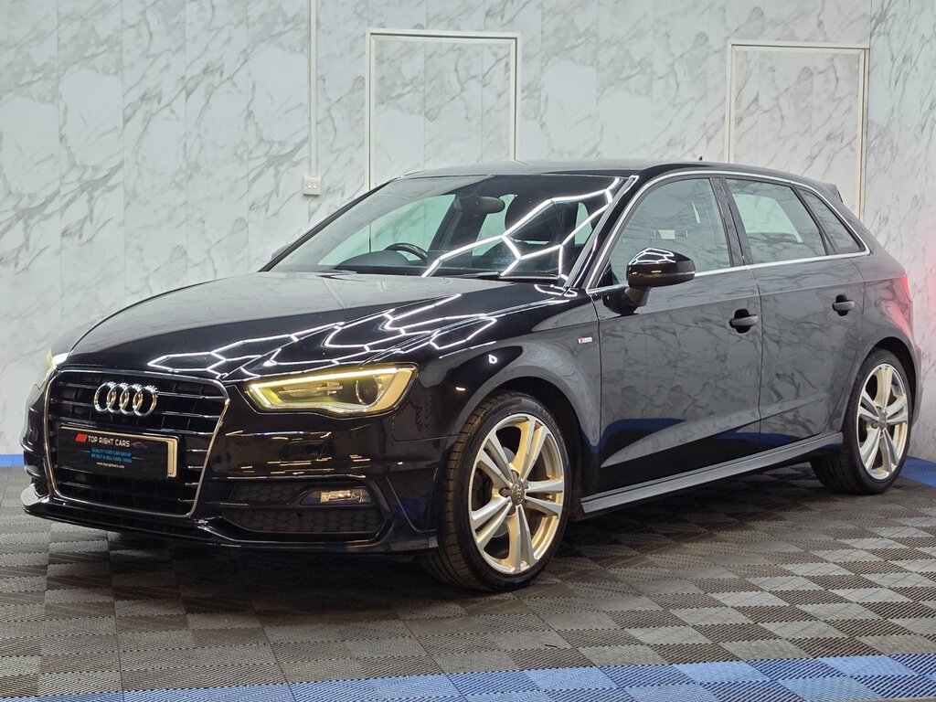 Audi A3 1.6 Tdi S Line Sportback Ss 105 Ps Black #3