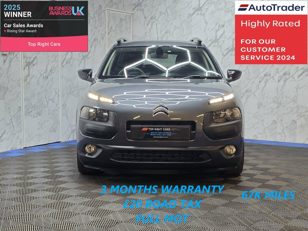 Citroen C4 Cactus 1.6 Bluehdi Flair Hatchback Euro 6 Ss 100 Grey #2