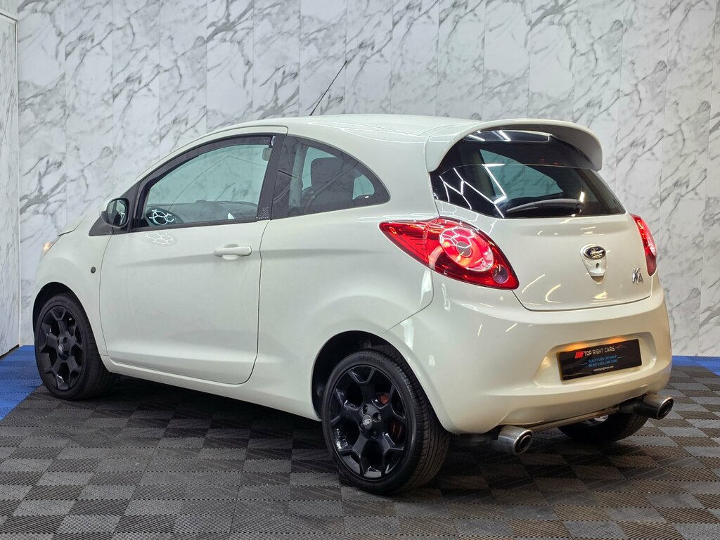 Ford KA 1.2 Zetec Hatchback Euro 5 Ss White #5