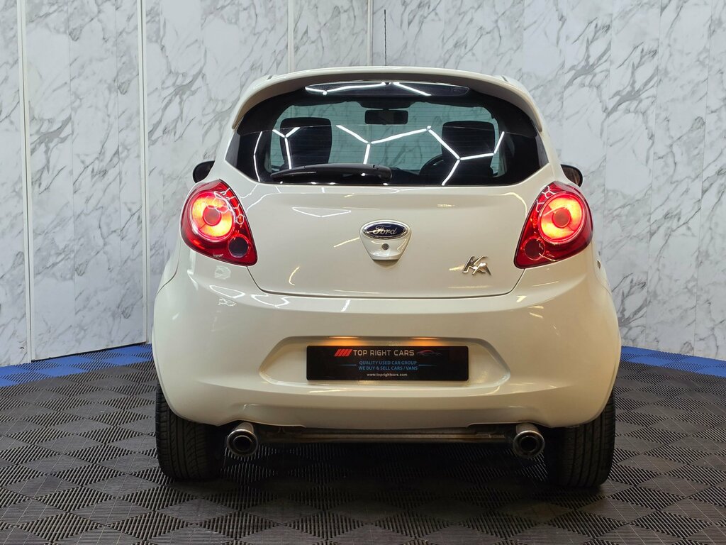 Ford KA 1.2 Zetec Hatchback Euro 5 Ss White #4