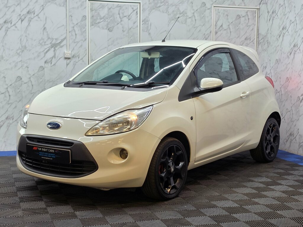 Ford KA 1.2 Zetec Hatchback Euro 5 Ss White #3