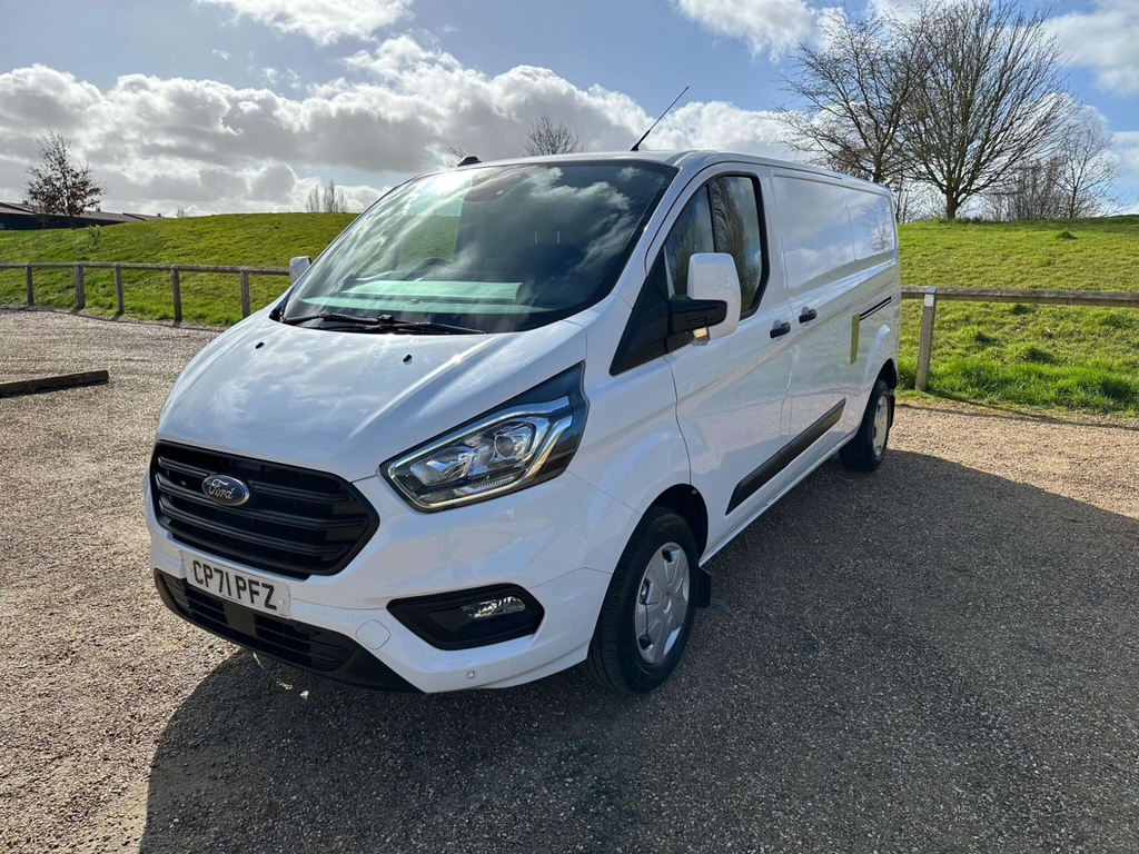 Ford Transit Custom 300 Ecoblue Trend L2 H1 Euro 6 CP71PFZ White #3