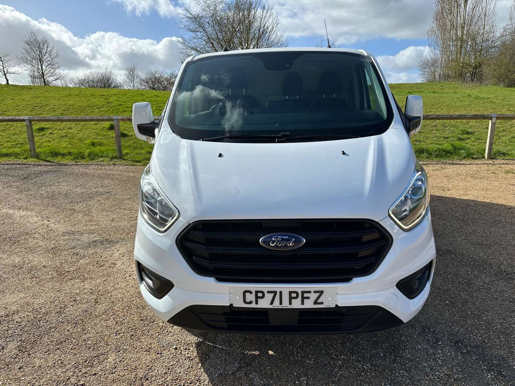 Ford Transit Custom 300 Ecoblue Trend L2 H1 Euro 6 CP71PFZ White #2