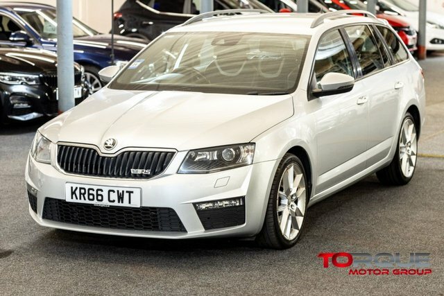Skoda Octavia 2.0 Tdi Vrs Estate Euro 6 Ss KR66CWT Silver