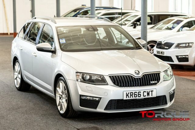 Skoda Octavia 2.0 Tdi Vrs Estate Euro 6 Ss KR66CWT Silver #3
