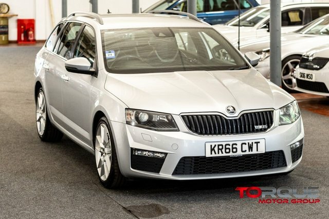 Skoda Octavia 2.0 Tdi Vrs Estate Euro 6 Ss KR66CWT Silver #5