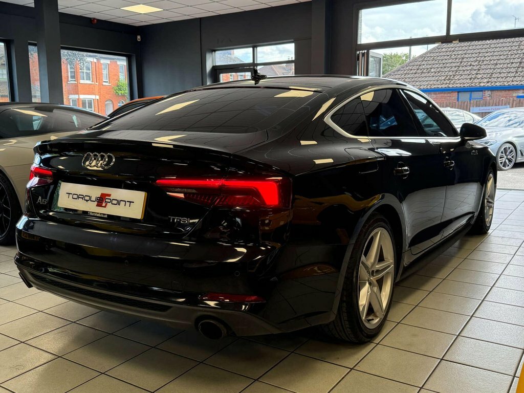 Audi A5 2.0 A5 Sportback Tfsi S Line Black #5