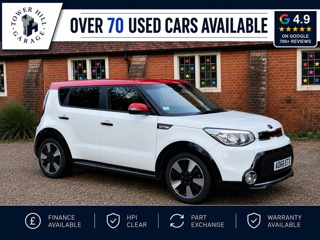 Kia Soul 1.6 Crdi Mixx Euro 6 White