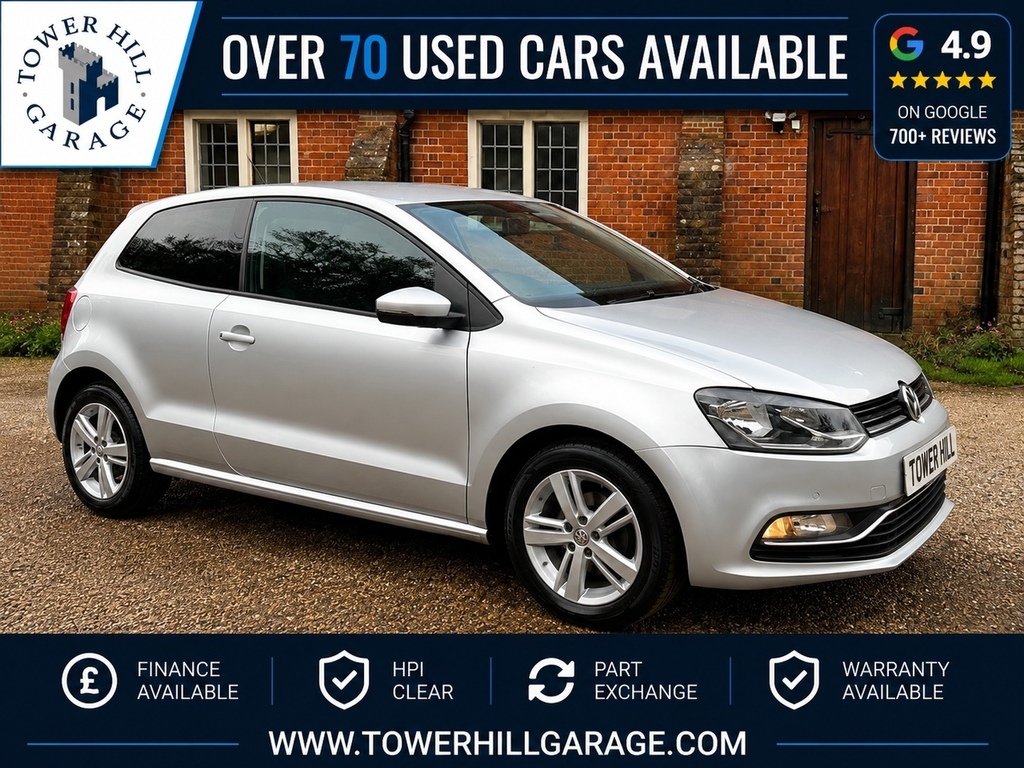 Volkswagen Polo 1.0 Match Edition Hatchback Euro YH67DWN Silver