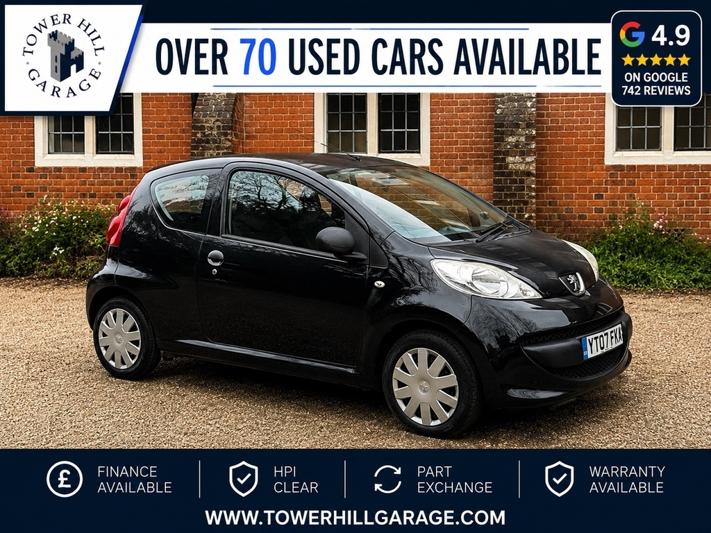 Peugeot 107 1.0 12V Urban Lite Hatchback Eur Black