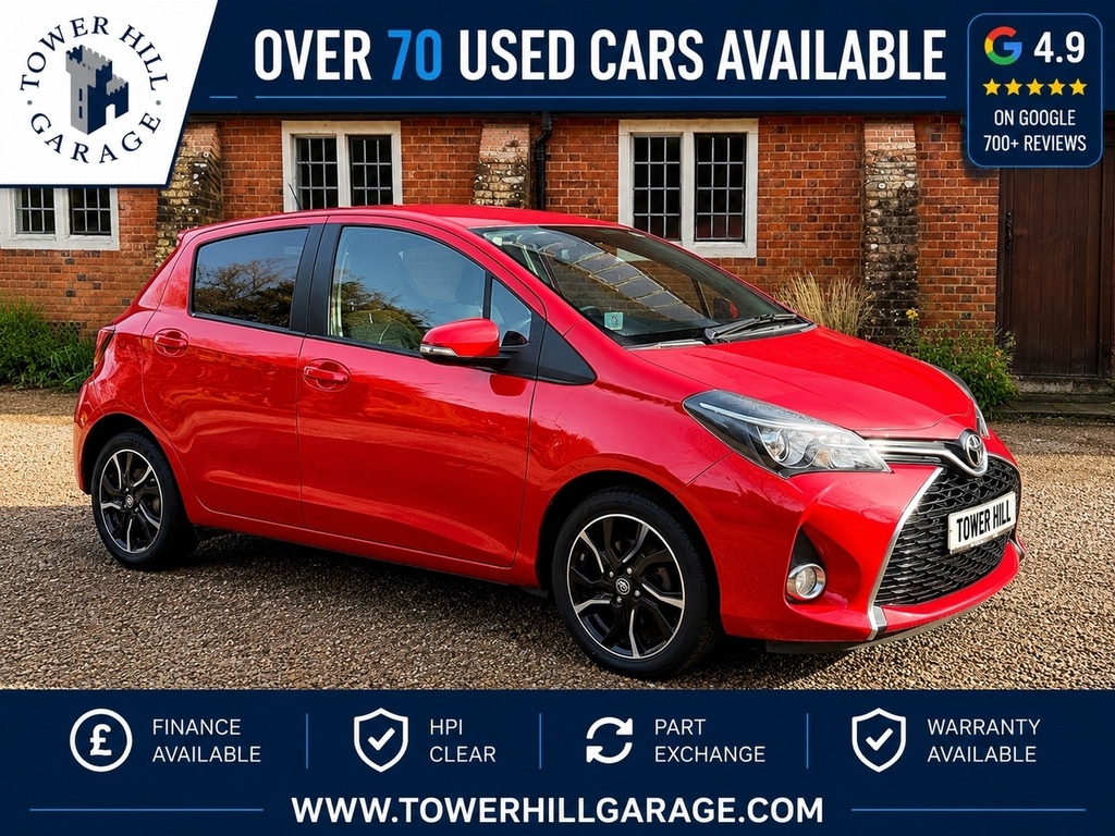 Toyota Yaris 1.33 Dual Vvt-i Design Hatchback Red