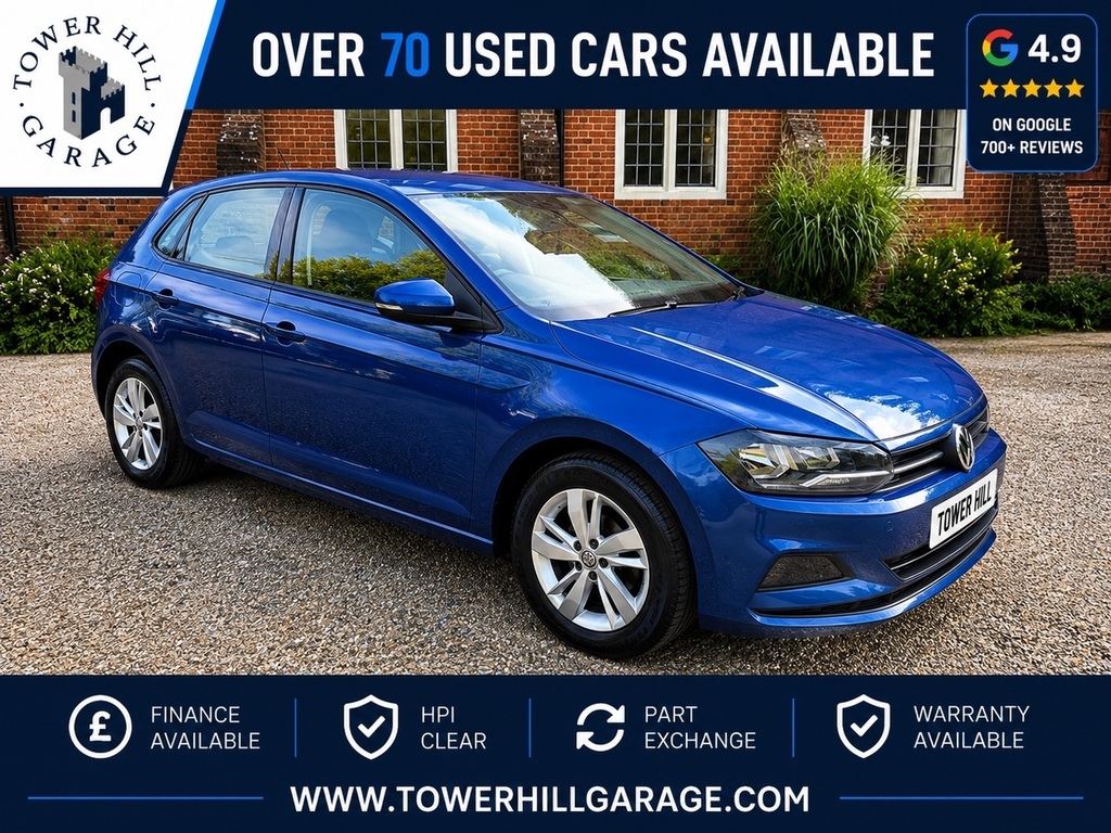 Volkswagen Polo 1.0 Tsi Gpf Se Hatchback Euro 6 KM19LFU Blue