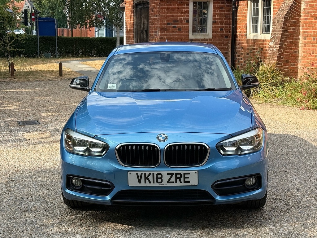 BMW 1 Series 1.5 118I Sport Hatchback Euro 6 VK18ZRE Blue #4