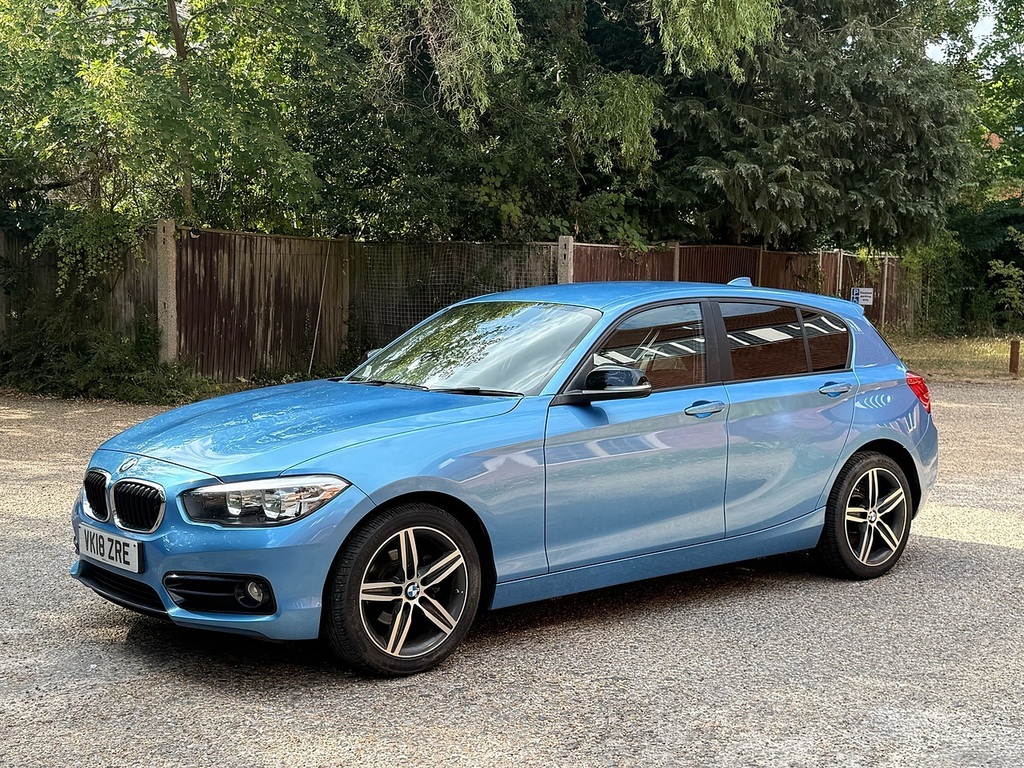 BMW 1 Series 1.5 118I Sport Hatchback Euro 6 VK18ZRE Blue #6