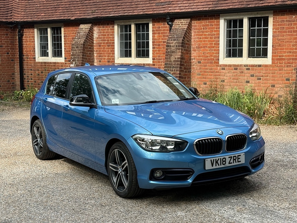 BMW 1 Series 1.5 118I Sport Hatchback Euro 6 VK18ZRE Blue #2
