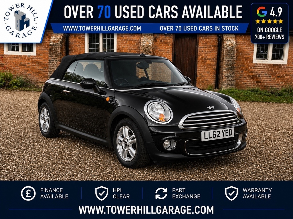 Mini Convertible 1.6 One Convertible Euro 5 98 P LL62YED Black