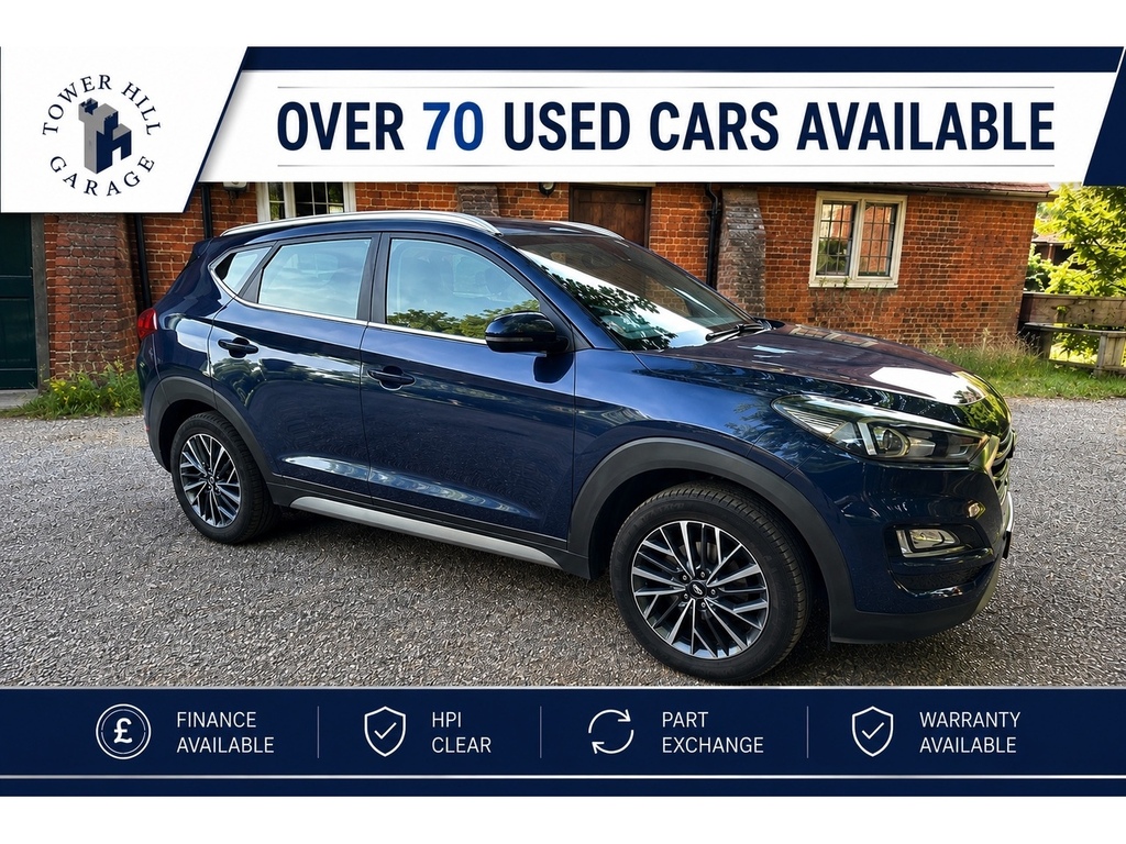 Hyundai Tucson 1.6 Crdi Premium Suv Euro 6 Ss YW19JCX Blue