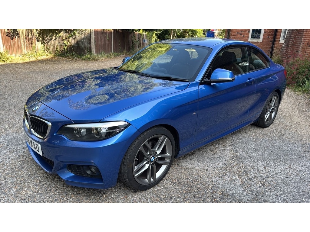 BMW 2 Series Gran Coupe 2.0 218D M Sport Coupe Euro 6 S KN68KAO Blue #3
