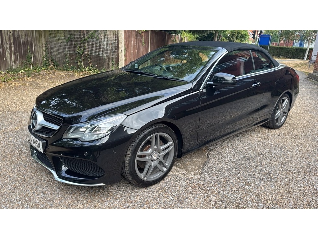 Mercedes-Benz E Class 2.1 E220 Cdi Amg Sport Cabriolet Euro 5 Ss Black #5