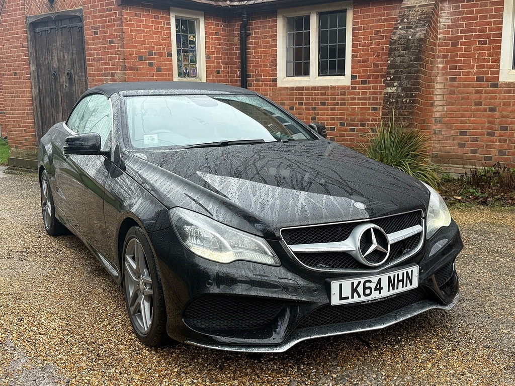 Mercedes-Benz E Class 2.1 E220 Cdi Amg Sport Cabriolet Black #3