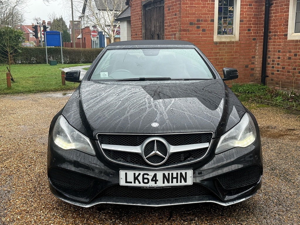 Mercedes-Benz E Class 2.1 E220 Cdi Amg Sport Cabriolet Black #4
