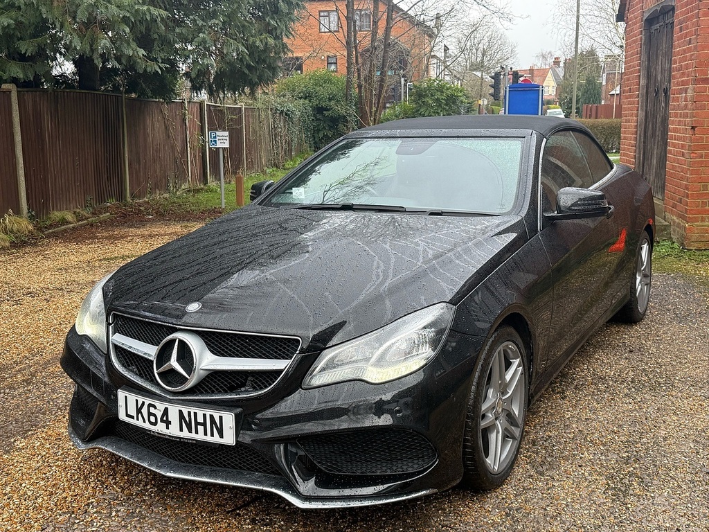 Mercedes-Benz E Class 2.1 E220 Cdi Amg Sport Cabriolet Black #5