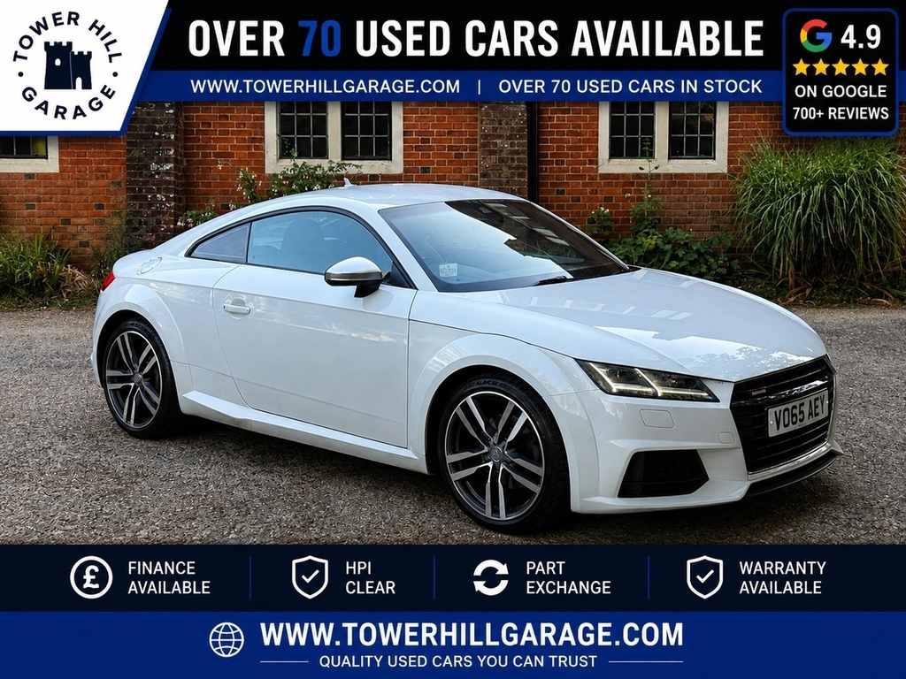 Audi TT 2.0 Tfsi S Line Coupe S Tronic Quattro White