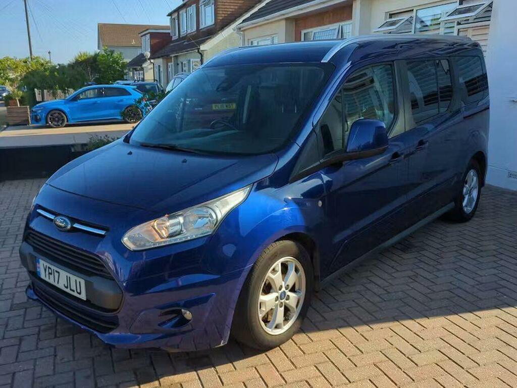 Ford Grand Tourneo Connect 1.5 Tdci Titanium Powershift Euro 6 Ss YP17JLU Blue #2