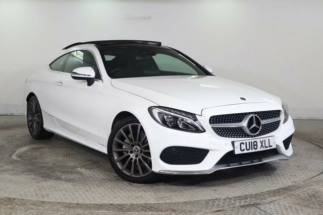 Mercedes-Benz C Class 2.0 C200 Amg Line Premium Plus Coupe White