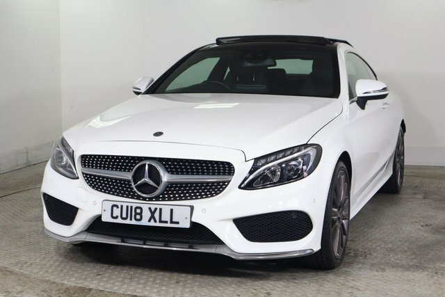 Mercedes-Benz C Class 2.0 C200 Amg Line Premium Plus Coupe White #3