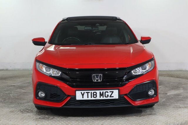 Honda Civic 1.0 Vtec Turbo Ex Hatchback Cvt Euro 6 Red #2