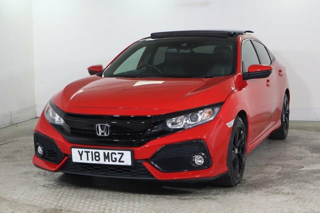 Honda Civic 1.0 Vtec Turbo Ex Hatchback Cvt Euro 6 Red #3