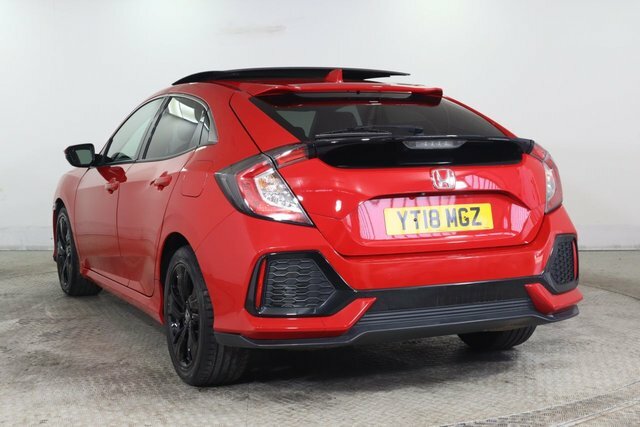 Honda Civic 1.0 Vtec Turbo Ex Hatchback Cvt Euro 6 Red #6
