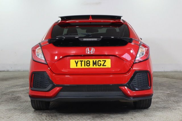 Honda Civic 1.0 Vtec Turbo Ex Hatchback Cvt Euro 6 Red #5