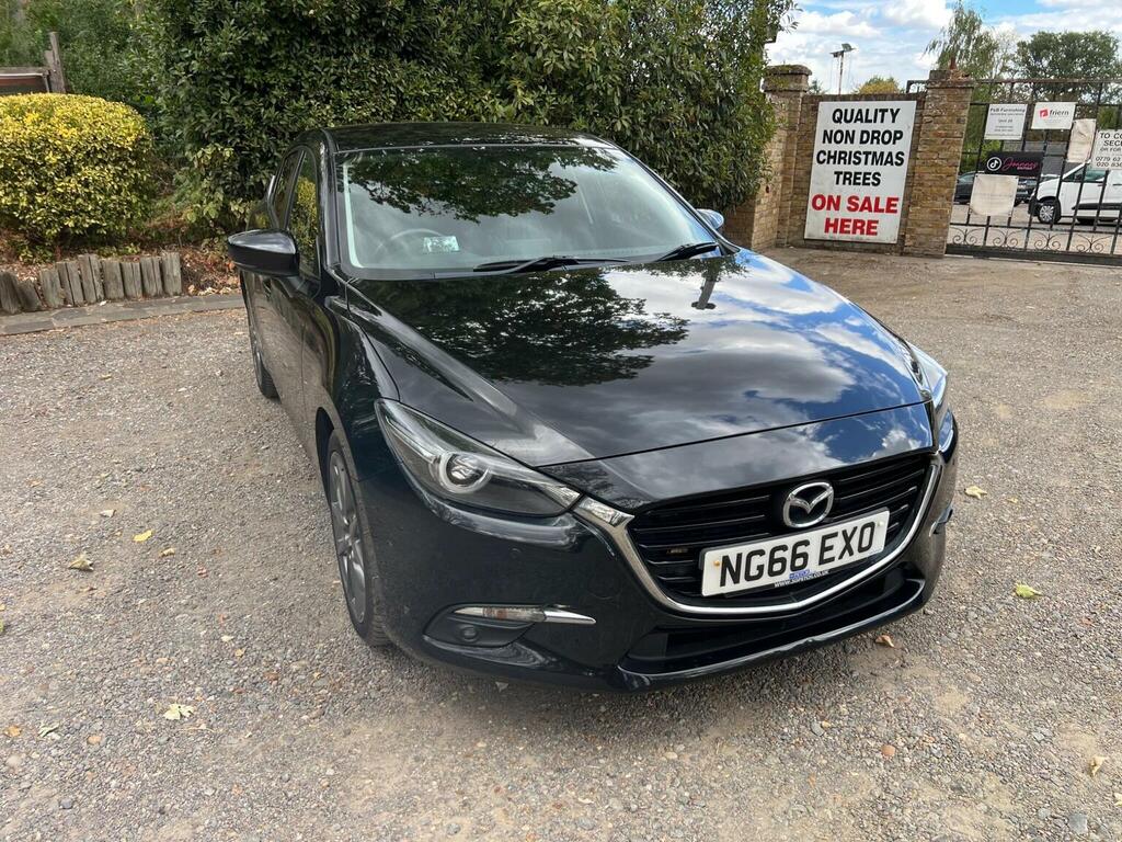 Mazda 3 2.0 Skyactiv-g Sport Nav Euro 6 Ss 201766 NG66EXO Black #2
