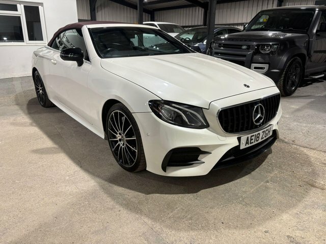Mercedes-Benz E Class 3.0 E350d V6 Amg Line Cabriolet G-tronic 4Matic E White #4