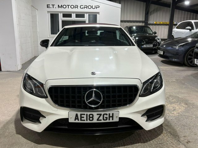 Mercedes-Benz E Class 3.0 E350d V6 Amg Line Cabriolet G-tronic 4Matic E White #2