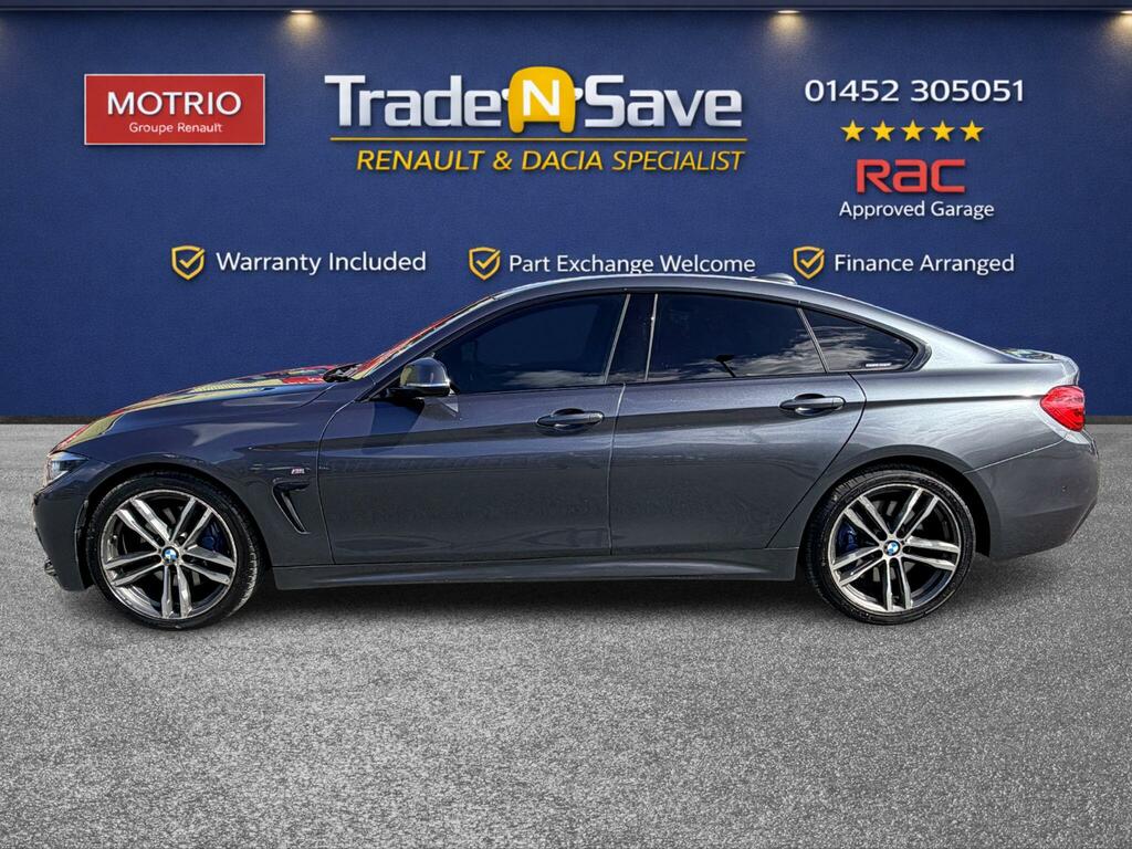 BMW 4 Series Gran Coupe 2.0 420I M Sport Euro 6 Ss Grey #5