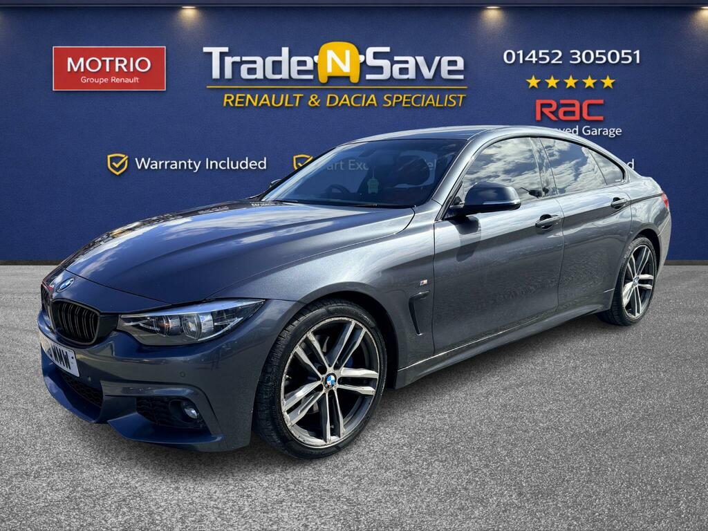 BMW 4 Series Gran Coupe 2.0 420I M Sport Euro 6 Ss Grey #4