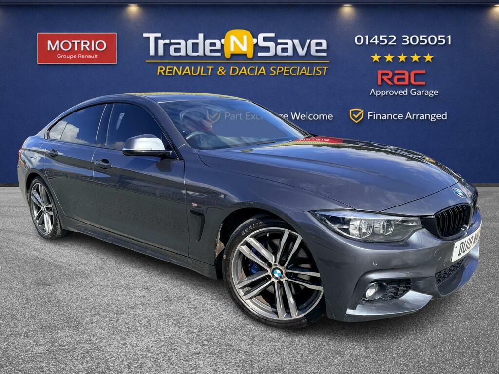 BMW 4 Series Gran Coupe 2.0 420I M Sport Euro 6 Ss Grey
