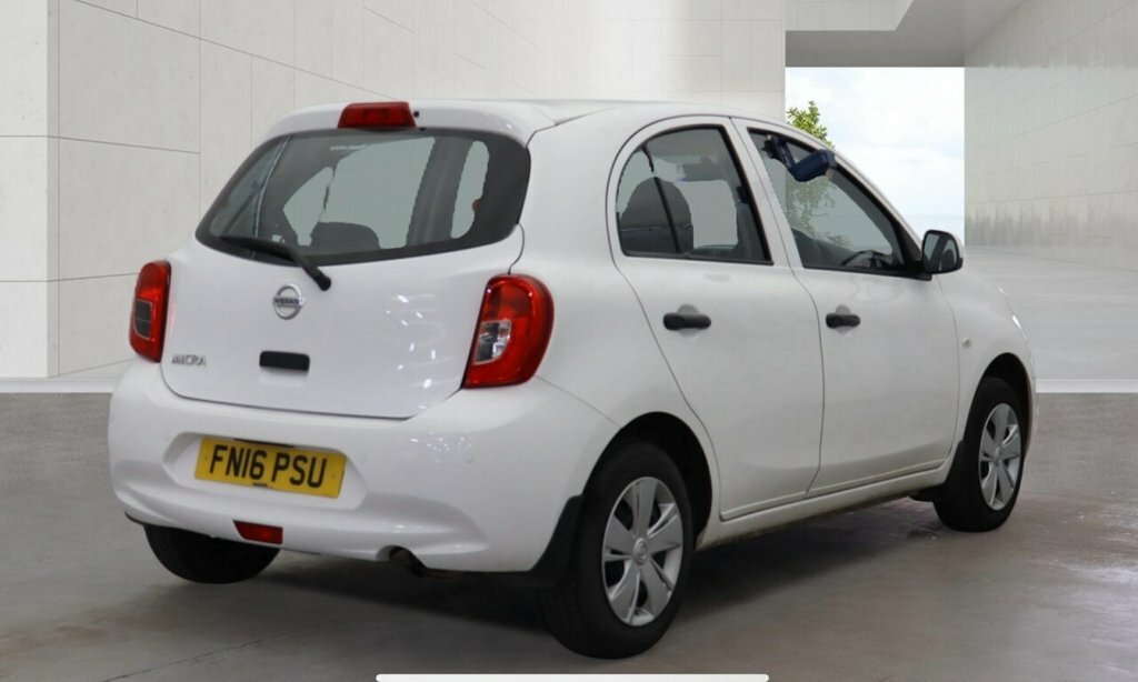 Nissan Micra 1.2L Visia White #4