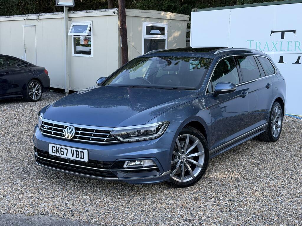 Volkswagen Passat 2.0 Bitdi R-line Estate Dsg 4Motion Eur GK67VBD Blue