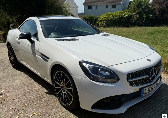 Mercedes-Benz SLC Slc250d Amg Line Convertible White
